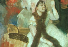 Degas Portrait after a Costume Ball Portrait of Madame Diet