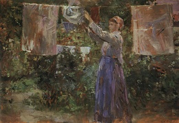 Peasant Hanging out the Washing CGF
