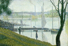Seurat Le Pont de Courbevoie 1886-87 