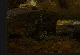 Corot A View near Volterra 1838 Detalj 5 NG Washington