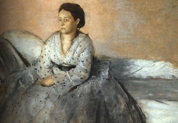 Degas Madame Ren de Gas 1872-73 oil on canvas The Nation