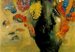 Redon Flowers c 1903 Oil on canvas 66 x 54 5 cm Kunstmu