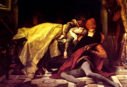 The Death of Francesca de Rimini and Paolo Malatesta 1870