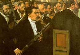 Degas The Orchestra of the Op ra approx 1870 oil on canva