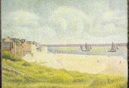 Seurat View of Le Crotoy 1889 