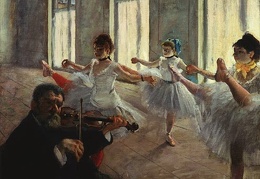 Degas The Rehearsal probably 1878 or early 1879 47 6x60 9 
