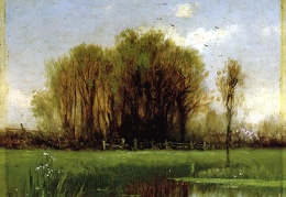 Bricher Alfred Thompson Landscape with Water