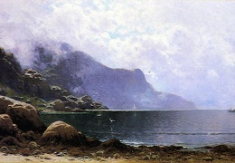 Bricher Alfred Thompson Mist Clearing Grand Manan