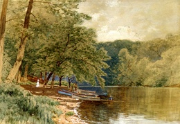 Bricher Alfred Thompson Rowboats for Hire