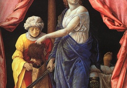 Mantegna Judith and Holofernes 1495 wood National Gallery