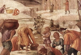 LUINI Bernardino The Gathering Of The Manna
