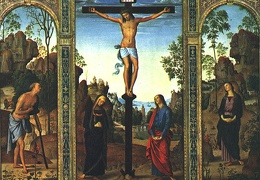 Perugino The Galitzin Triptych 1485 NG Washington