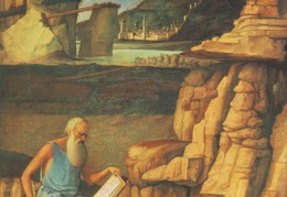 BELLINI G ST JEROME READING IN THE COUNTRYSIDE NG LONDON
