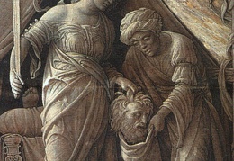 MANTEGNA JUDITH AND HOLOFERNES 1495-1500 GRISAILLE PAINTIN