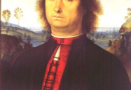 Perugino Portrait of Francesco delle Opere 1494 52x44 cm 