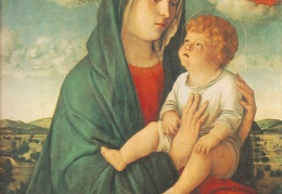 BELLINI G MADONNA OF RED ANGELS GALLERIE DELL ACADEMIA VEN