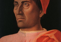 Mantegna Portrait of the Protonary Carlo de Medici Portrai