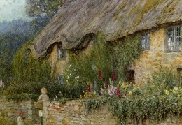 Allingham Helen A Mother And Child Entering A Cottage