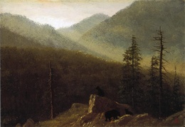 Bierstadt Albert Bears in the Wilderness