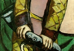 Beckmann Max Selfportrait with saxphone 1930 Kunsthalle B