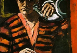 Beckmann Max Self-Portrait with Horn 1938 Collection Dr a