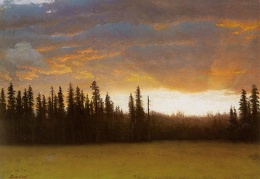 Bierstadt Albert California Sunset