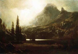 Bierstadt Albert By a Mountain Lake