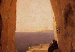 BLECHEN Karl Grotto In The Gulf Of Naples