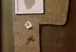 Beuys Halbiertes Filzkreuz mit Staubbild Magda 1960-65 1