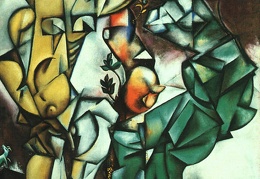 Chagall Adam and Eve 1912 oil on canvas St Louis Art Mus