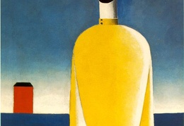 Malevitj Complex Presentiment - Half-Figure in a Yellow Shir