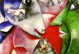 Chagall I and the Village 1911 192 1x151 4 cm Moma NY