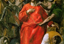 El Greco The spoliation 1577-1579 185x173 cm Sacristy of 