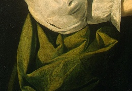 Zurbaran Saint Lucy detlalj 5 c 1625-1630 NG Washington