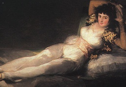 Goya Clothed Maja 1800-03 oil on canvas Museo del Prado 