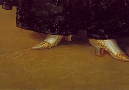 Goya Duchess of Alba 1797 Detalj 3 210 2x149 3 cm Hispan