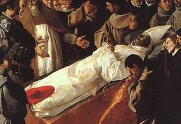 Zurbaran The Lying-in-State of St Bonaventura 1629 Mus e