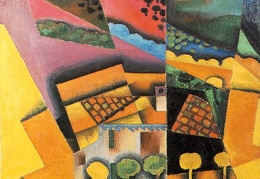 Gris Landscape at Ceret 1913 92x60 cm Moderna Museet Sto