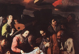 Zurbaran The Adoration of the Shepherds 1638-39 oil on can
