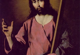 Zurbaran The Savior Blessing 1638 99x71 cm Prado