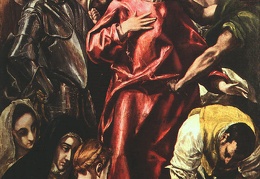 El Greco The Disrobing of Christ 1583-84 canvas Pinakothe