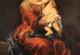 Murillo Virgin and Child with a Rosary