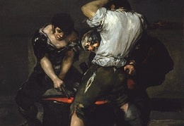 Goya The Forge c 1815-1820 181 6x125 1 cm Frick coll NY