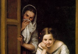 Murillo A Girl and her Duenna