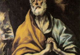 El Greco The Repentant Peter ca 1600 93 6x75 2 cm The Phill