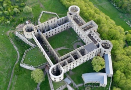Castle Ruins Borgholm land Sweden