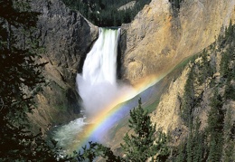 Yellowstone Falls Yellowstone National Park Wyoming - 1600x1200 - ID 43031 - PREMIUM