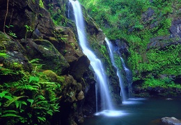 Island Falls Maui Hawaii