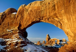Crisp Winter Day  Arches National Park Utah