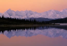 Denali Sunrise over Wonder Lake Alaska